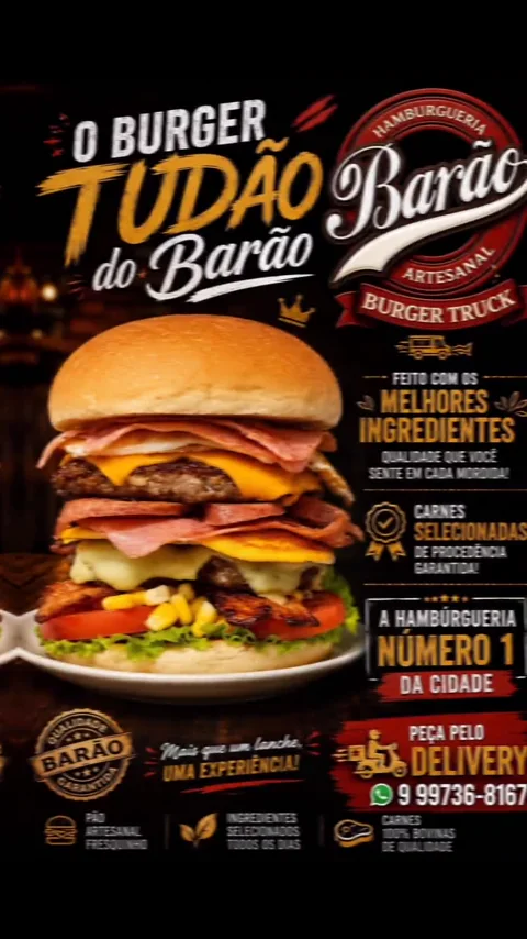 Campanha de Barão Burger Truck